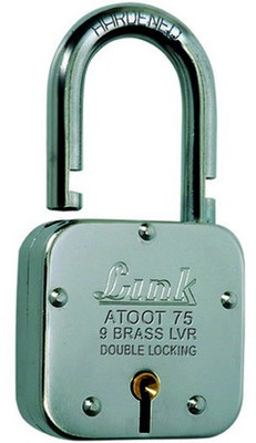 

Link+ ATOOT SQUARE LOCK 75MM Padlock(Silver)