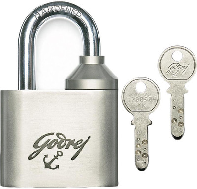 

Godrej ULTRA LOCK DUAL ACCESS 8 LEVERS Padlock(Silver)
