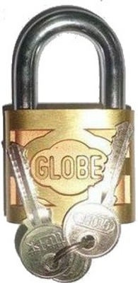 

Globe Pressing Pad With 3 Keys 3 Inches Padlock(Gold)