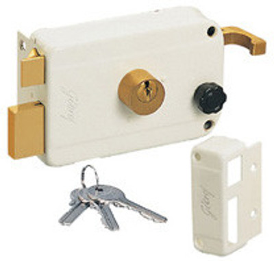 

Godrej Rim lock - Outside Opening Lock(Beige, Brown)