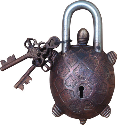 

Aakrati Tortoise Antique Padlock(Brown)