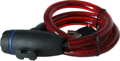 

Adraxx Unique Copyproof Keys + Cable Lock(Red)