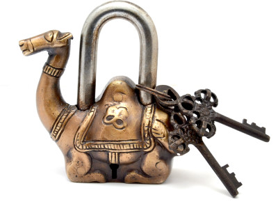 

Handecor Camel Design Golden Functional Padlock(Golden)