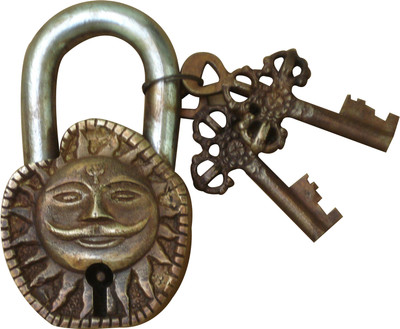 

Aakrati Sun Face Padlock(Yellow)