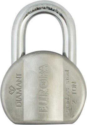 

Europa Diamante Pad L365 Ss Padlock(Silver)