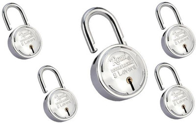 

Remi Doublock65mmpackof5 Padlock(Chrome)