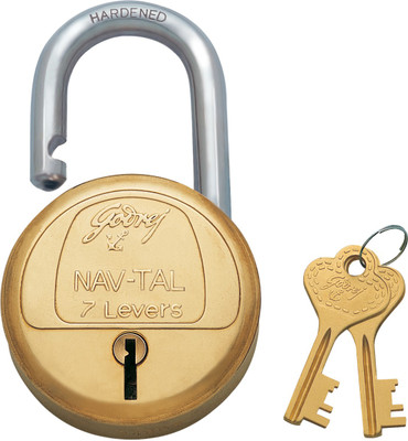 Godrej Navtal 7 Lever Lock(Gold)