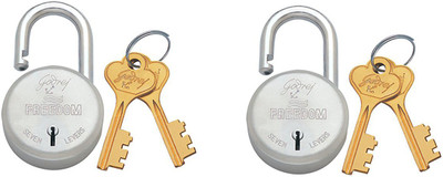 

Godrej FREEDOM (WITH SOLIDEX) 7 LEVERS Padlock(Multicolor)