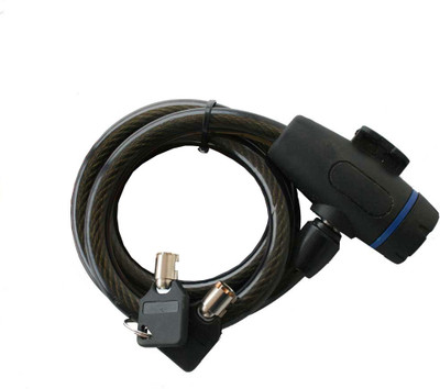 

Adraxx Cycle With Tamperproof Key Cable Lock(Grey)
