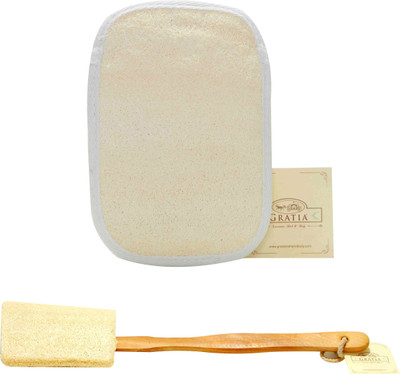 

GRATIA Loofah(Pack of 2), White