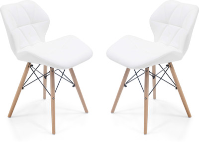 

Urban Ladder Ormond - Set of 2 Leatherette Lounger(Finish Color - White)