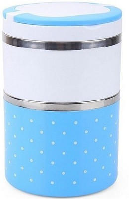 

Trisha 2 Containers Lunch Box 2 Containers Lunch Box(930 ml), Multicolor