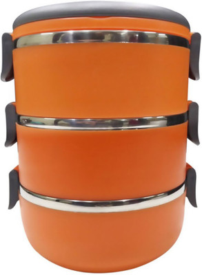 

Hengli DARSH-3 3 Containers Lunch Box(2100 ml), Orange