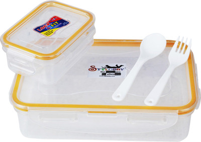 

Stylobby LunchBox_2 2 Containers Lunch Box(500 ml), White