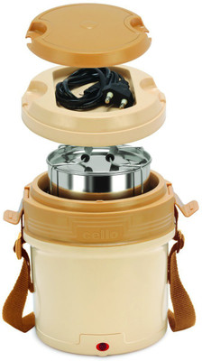 

Cello NEWTON 3 3 Containers Lunch Box(750 ml), Beige