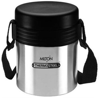 

Milton tuscani010 3 Containers Lunch Box(1100 ml), Silver