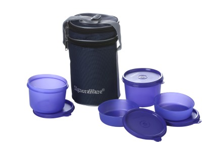 Signoraware Executive 2 Containers Lunch Box(630 ml)