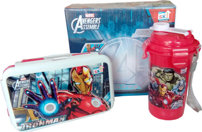 

SKI LOCK N SEAL GIFT SET3 2 Containers Lunch Box(550 ml), Multicolor