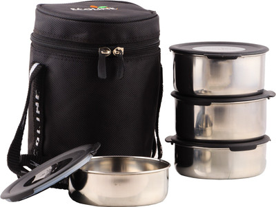 

Ecoline Appliances V4 Black 4 Containers Lunch Box(1600 ml)