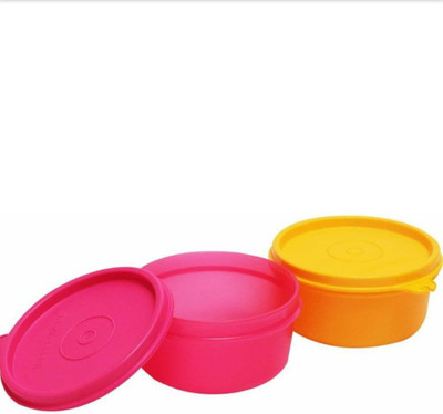 

Tupperware Tropical Twin 2 Containers Lunch Box(250 ml), Multicolor