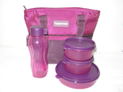 TUPPERWARE Lunch Set 3 Containers Lunch Box(310 ml)