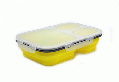 

Shopaholic KQ223 3 Containers Lunch Box(500 ml), Multicolor