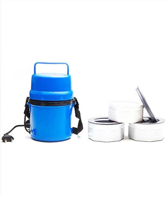 

Capstone H077 3 Containers Lunch Box(350 ml), Blue