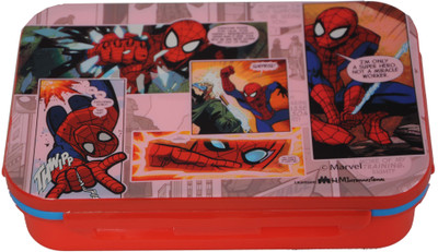 

Marvel HMRPLB 00535-SPM 1 Containers Lunch Box(800 ml), Blue;red