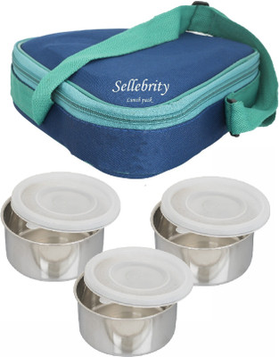 

Sellebrity Triangle Blue 3 Containers Lunch Box(600 ml)
