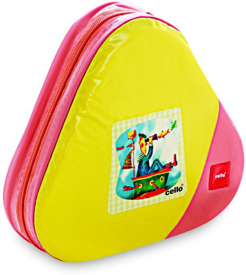 

Cello Eat N Eat 3 Containers Lunch Box(300 ml), Pink;yellow