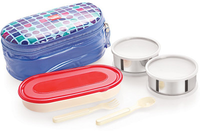 

Cello World Big Bite 3 Containers Lunch Box, Blue