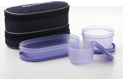 

Signoraware 532 3 Containers Lunch Box(530 ml), Purple