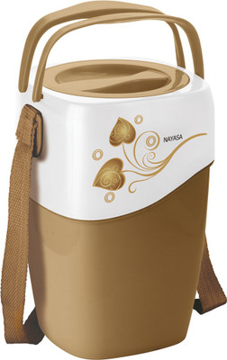 

Nayasa Zeta Brown 1400 ml 4 Containers Lunch Box(1400 ml)