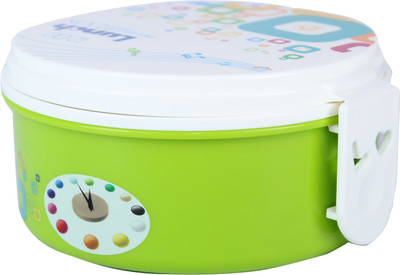 

FabSeasons LBX09green 2 Containers Lunch Box(600 ml), Green