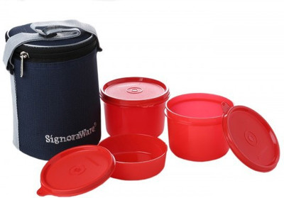 Signoraware M516 3 Containers Lunch Box(1080 ml)