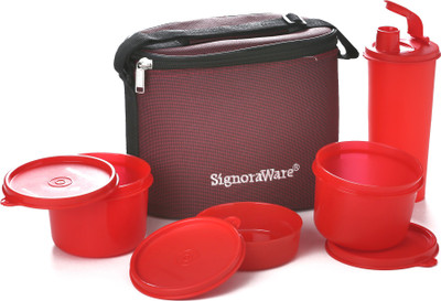 Signoraware 521 Combo Executive (Medium) 4 Containers Lunch Box(1580 ml)