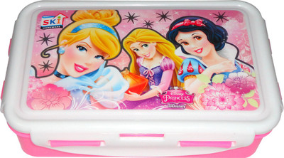 

SKI Disney Princes 2 Containers Lunch Box(800 ml), Pink;white