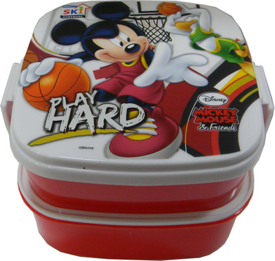 

SKI LunchBox 7 2 Containers Lunch Box(750 ml), Red