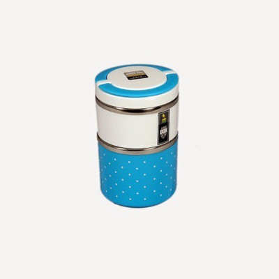 

Homio 8504 Double Layer 2 Containers Lunch Box(930 ml), Blue