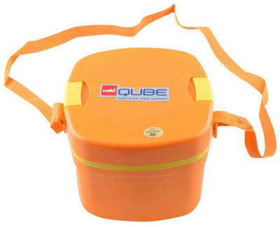 

Cello Qube big dlx 2 Containers Lunch Box(750 ml), Multicolor