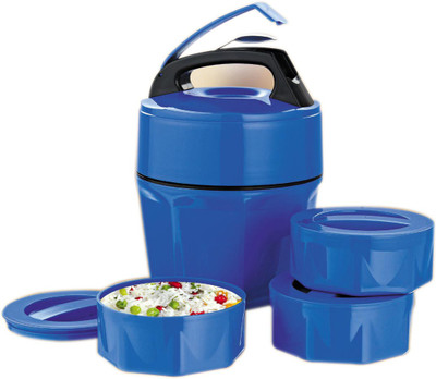 

Action World Octomeal 3 Containers Lunch Box(1 L), Blue;red