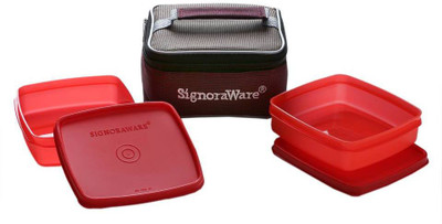Signoraware Hot 'n' Fresh 2 Containers Lunch Box(700 ml)