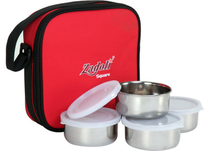 

Zadoli ZSP4LBRB_01AA 4 Containers Lunch Box(1000 ml), Premium quality