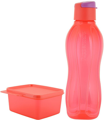 

Tupperware Xtreme Set 2 Containers Lunch Box(500 ml), Pink