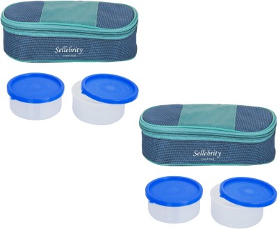 

Sellebrity Best Combo Set Royal Blue Green 4 Containers Lunch Box(800 ml)