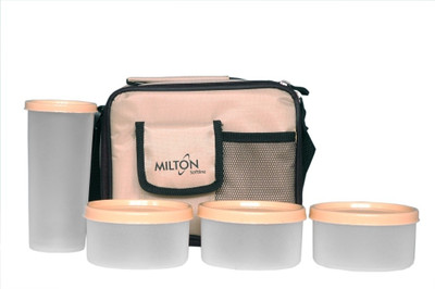 

Milton Smart 3 Containers Lunch Box(750 ml), Yellow