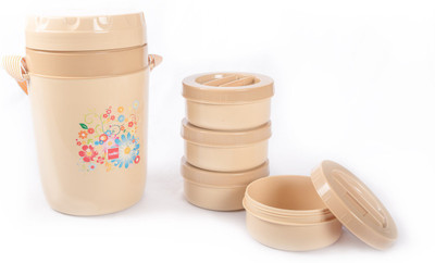 

Cello 134602 4 Containers Lunch Box(1000 ml), Beige