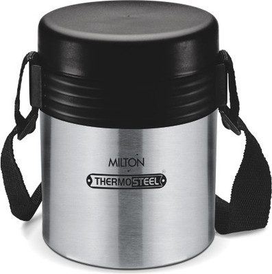

Milton EC-TMS-TTF-0001_STEELPLAINCO 3 Containers Lunch Box(1100 ml), Steel plain