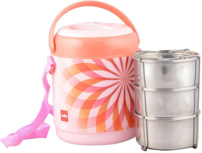 

Cello World Mark 3 Containers Lunch Box, Pink