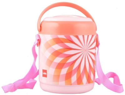 

Cello World Mark Tiffin 3 Containers Lunch Box, Orange;pink
